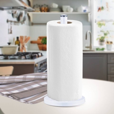 Stojak na ręcznik papierowy uchwyt 34.5cm biały MAESTRO MR-1033-WHITE