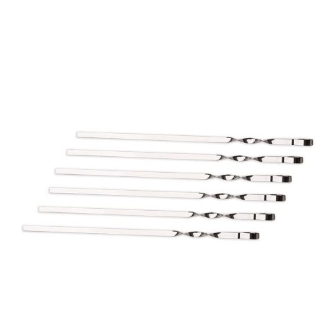 Szpikulce do szaszłyków patyki patyczki metalowe szaszłyki 6SZT 45CM MAESTRO MR-1007