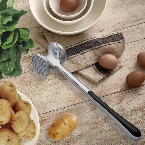 Tłuczek do mięsa dwustronny antypoślizgowy metalowy młotek rozbijak MAESTRO MR-1577