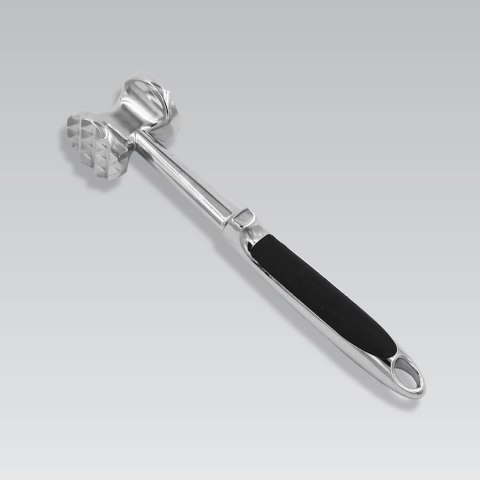 Tłuczek do mięsa dwustronny metalowy młotek rozbijak antypoślizgowy MAESTRO MR-1578