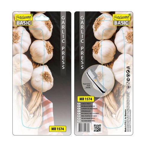 Wyciskacz do czosnku praska wyciskarka 2w1 wyciskanie siekanie MAESTRO MR-1574