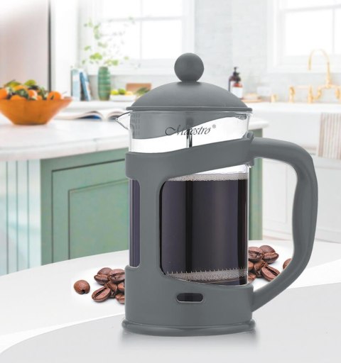 Zaparzacz do kawy herbaty 800ml french press szary MAESTRO MR-1665-800-GRAY