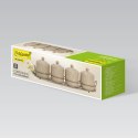 Zestaw 4 pojemników na przyprawy ze stojakiem Geometry Beige MAESTRO MR-20004-04CS