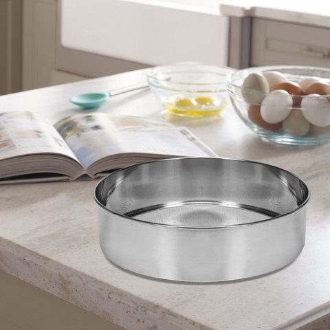 Zestaw 6 sitek do przesiewania mąki cukru pudru 15.5/19/20.5/22/25/28cm MAESTRO MR-1682