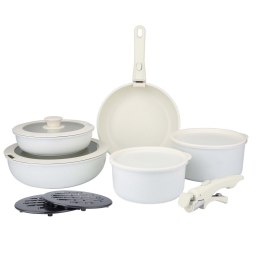 Zestaw garnków garnki marmurkowe komplet indukcja na gaz 13-ELE BRUNBESTE BB-5534