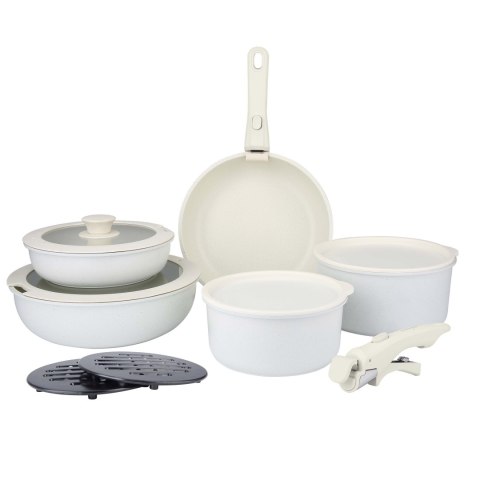 Zestaw garnków garnki marmurkowe komplet indukcja na gaz 13-ELE BRUNBESTE BB-5534