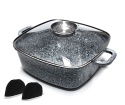 Brytfanna Garnek z powłoką marmurową 6.5L 28cm BRUNBESTE BB-1931