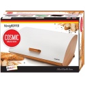 Chlebak bambusowo-stalowy KONIGHOFFER cosmic tdr-1197 - biały