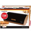 Chlebak bambusowo-stalowy KONIGHOFFER cosmic tdr-1203 - czarny