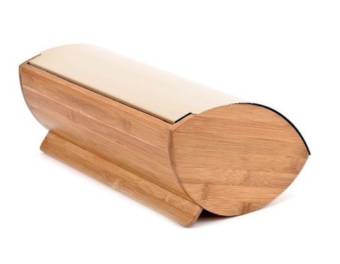 Chlebak bambusowo-stalowy KONIGHOFFER cosmic tdr-1227 - kremowy