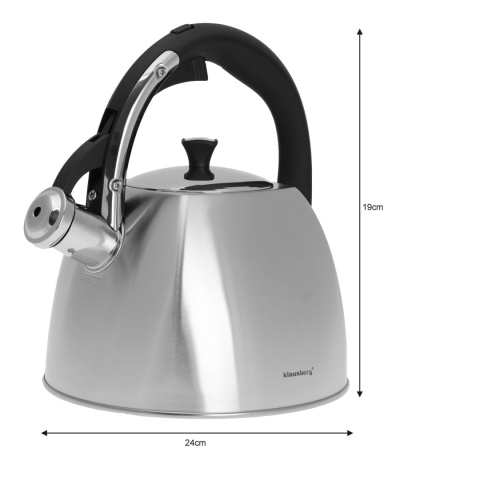 Czajnik stalowy 2.2L Inox KLAUSBERG KB-7409