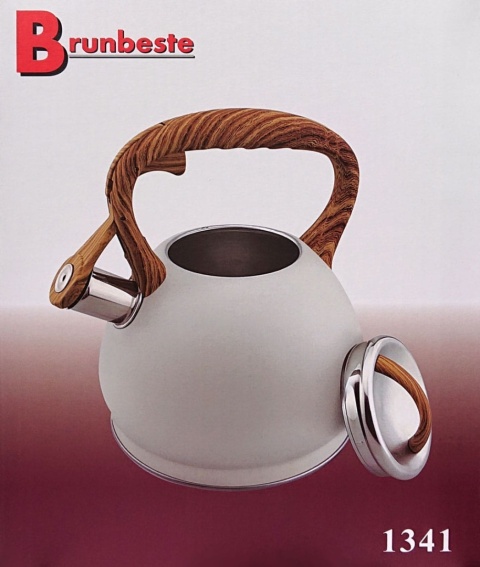 Czajnik stalowy 3.0L cream BRUNBESTE BB-1341