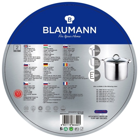 Garnek 3L 18cm BLAUMANN Gourmet BL-1007