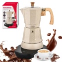 Kawiarka elektryczna espresso, Zaparzacz do kawy, 300 ml, beżowy, 500 W, KLAUSBERG KB-7999
