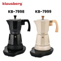 Kawiarka elektryczna espresso, Zaparzacz do kawy, 300 ml, beżowy, 500 W, KLAUSBERG KB-7999