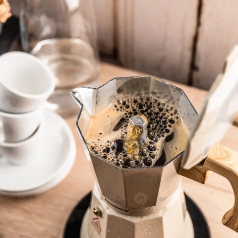 Kawiarka elektryczna espresso, Zaparzacz do kawy, 300 ml, beżowy, 500 W, KLAUSBERG KB-7999