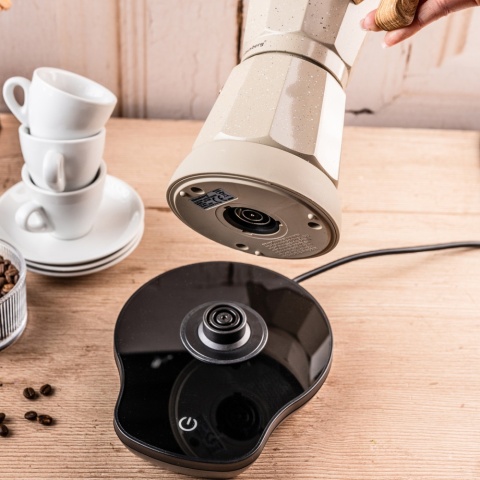 Kawiarka elektryczna espresso, Zaparzacz do kawy, 300 ml, beżowy, 500 W, KLAUSBERG KB-7999