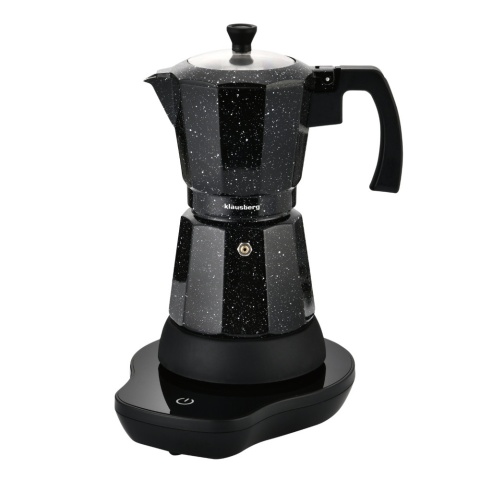 Kawiarka elektryczna espresso, Zaparzacz do kawy, 300 ml, czarny, 500 W, KLAUSBERG KB-7998
