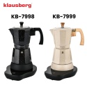 Kawiarka elektryczna espresso, Zaparzacz do kawy, 300 ml, czarny, 500 W, KLAUSBERG KB-7998