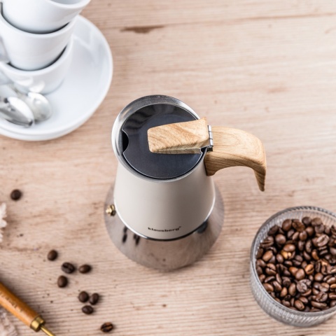 Kawiarka stalowa espresso, Zaparzacz do kawy, 200 ml, indukcja, KLAUSBERG KB-7994