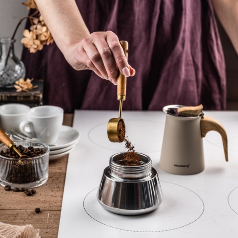 Kawiarka stalowa espresso, Zaparzacz do kawy, 200 ml, indukcja, KLAUSBERG KB-7994