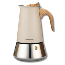 Kawiarka stalowa espresso, Zaparzacz do kawy, 300 ml, indukcja, KLAUSBERG KB-7995