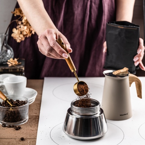 Kawiarka stalowa espresso, Zaparzacz do kawy, 300 ml, indukcja, KLAUSBERG KB-7995