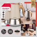 Kawiarka stalowa espresso, Zaparzacz do kawy, 450 ml, indukcja, KLAUSBERG KB-7996