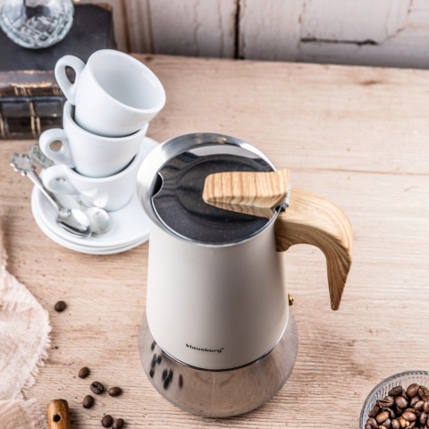 Kawiarka stalowa espresso, Zaparzacz do kawy, 450 ml, indukcja, KLAUSBERG KB-7996