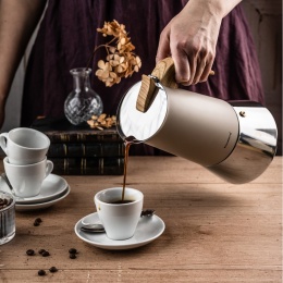Kawiarka stalowa espresso, Zaparzacz do kawy, 600 ml, indukcja, KLAUSBERG KB-7997