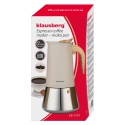 Kawiarka stalowa espresso, Zaparzacz do kawy, 600 ml, indukcja, KLAUSBERG KB-7997
