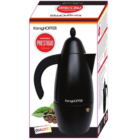 Kawiarka zaparzacz do kawy 300ml KONIGHOFFER prestigio cs-qe600pis