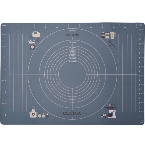 Mata stolnica 65x45 cm antracytowa polipropylen LA CUCINA 367508