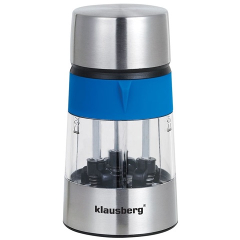 Młynek 3 w 1 do soli i pieprzu KLAUSBERG KB-7020