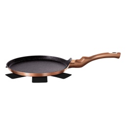 Patelnia do naleśników 25cm BERLINGER HAUS Metallic Line Rosegold BH-1523-N