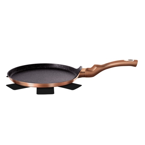 Patelnia do naleśników 25cm BERLINGER HAUS Metallic Line Rosegold BH-1523-N