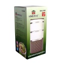 Pojemniki obiadowe lunch box 3 poziomy 1.2L KINGHOFF KH-2168