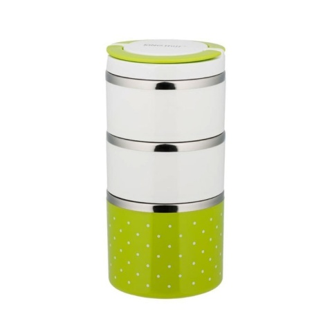 Pojemniki obiadowe lunch box 3 poziomy 1.2L KINGHOFF KH-2168