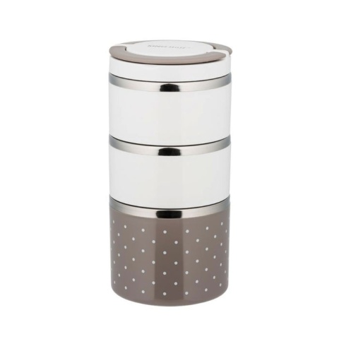 Pojemniki obiadowe lunch box 3 poziomy 1.2L KINGHOFF KH-2168