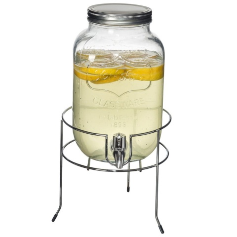 Stojak na słój do napojów z kranikiem 18 cm excellent 304322