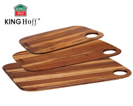 Zestaw 3 desek do krojenia bambusowych KINGHOFF KH-384246