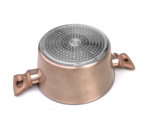 Zestaw garnków BERLINGER HAUS Metallic Line Rosegold 10 ele. BH-1220-N