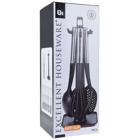 Zestaw przyborów kuchennych+stojak 7-ele EXCELLENT HOUSEWARE 141817