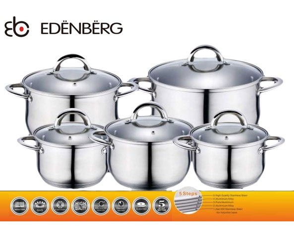 GARNKI EDENBERG JUMBO 10 ELE. EB-4004 GARNKI EDENBERG JUMBO 10 ELE. EB-4004