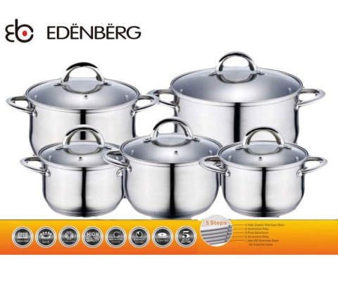 GARNKI EDENBERG JUMBO 10 ELE. EB-4004 GARNKI EDENBERG JUMBO 10 ELE. EB-4004