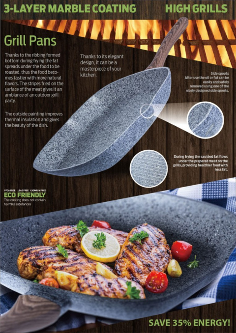 PATELNIA GRILLOWA BERLINGER HAUS FOREST LINE 28CM BH-1208 PATELNIA GRILLOWA BERLINGER HAUS FOREST LINE 28CM BH-1208