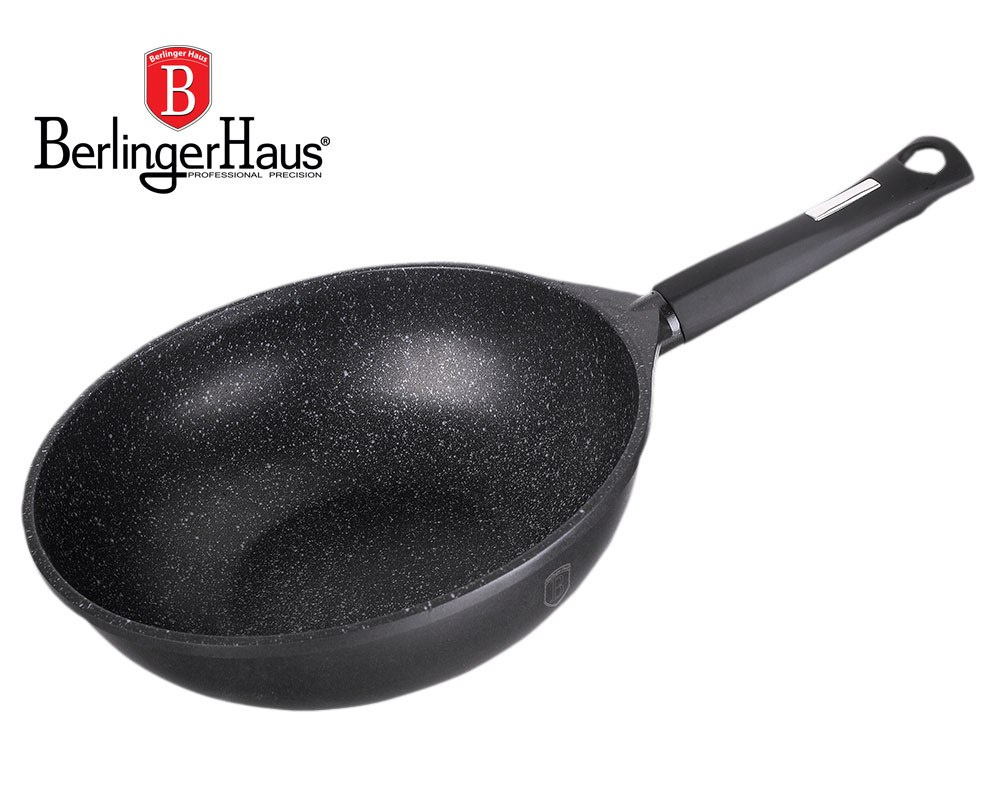 WOK GRANITOWY 3.8L 28CM BERLINGER HAUS GRANIT DIAMOND BH-1108 WOK GRANITOWY 3.8L 28CM BERLINGER HAUS GRANIT DIAMOND BH-1108