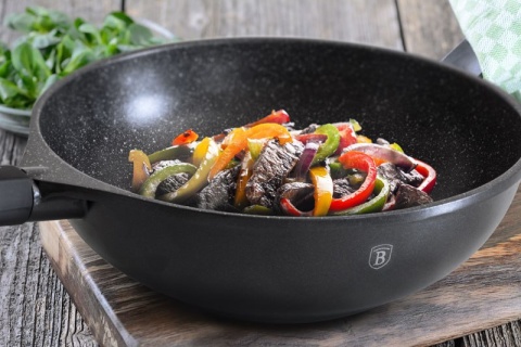 WOK GRANITOWY 3.8L 28CM BERLINGER HAUS GRANIT DIAMOND BH-1108 WOK GRANITOWY 3.8L 28CM BERLINGER HAUS GRANIT DIAMOND BH-1108