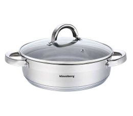 Garnek stalowy niski 4.5L 26cm KLAUSBERG KB-7173 (PROM)
