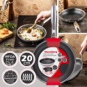 Patelnia stalowa z powłoką non-stick honeycomb, 20 cm, PFOA-Free KLAUSBERG KB-9021